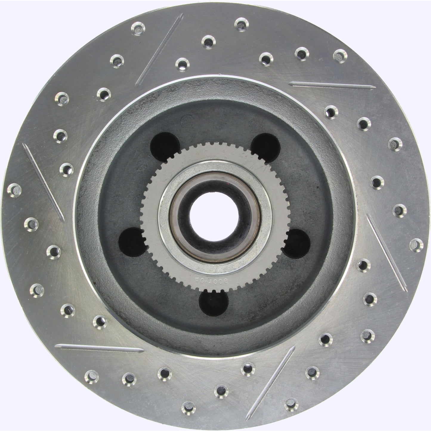 StopTech Select Sport Drilled And Slotted Brake Rotor; Front Left