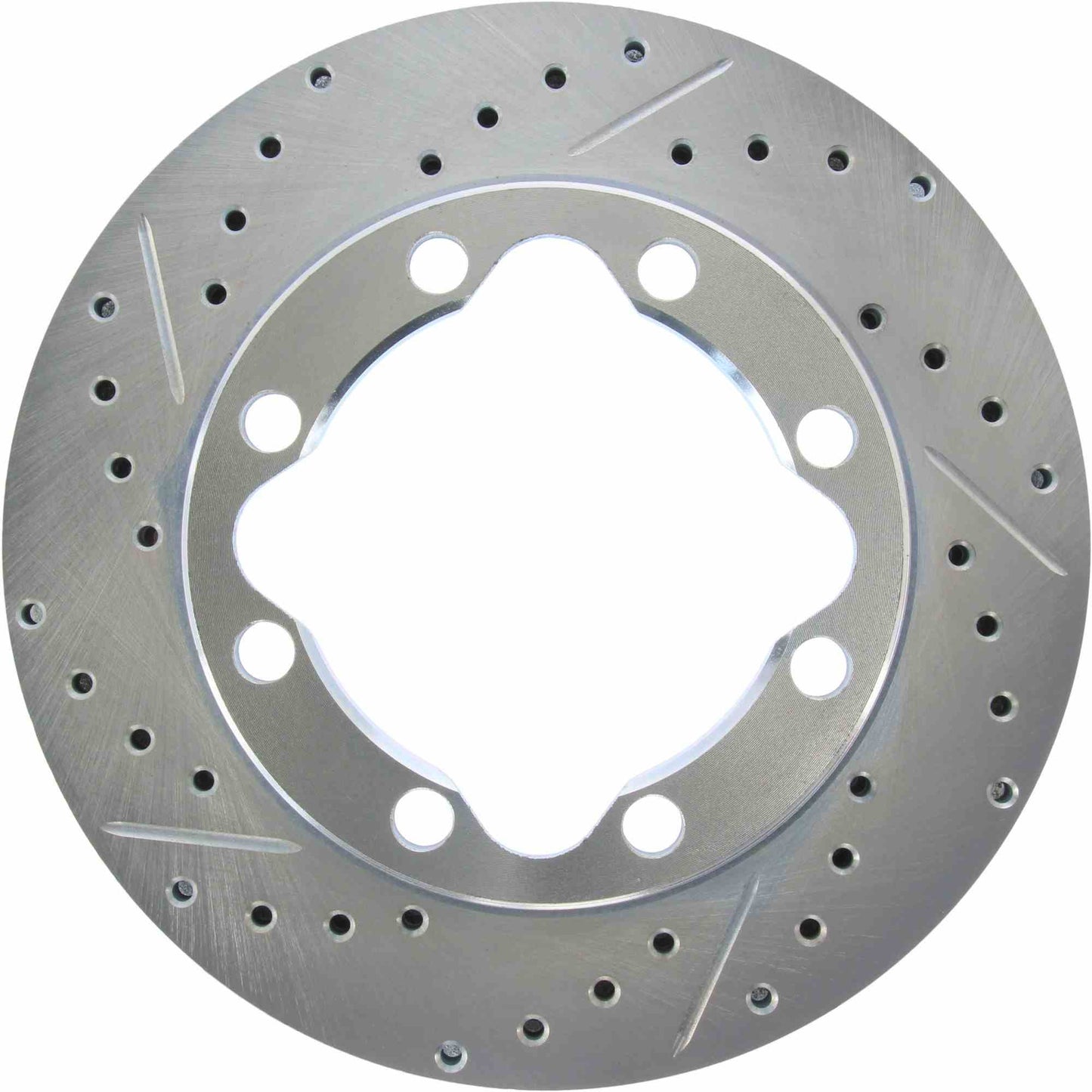 StopTech Select Sport Drilled And Slotted Brake Rotor; Front Right