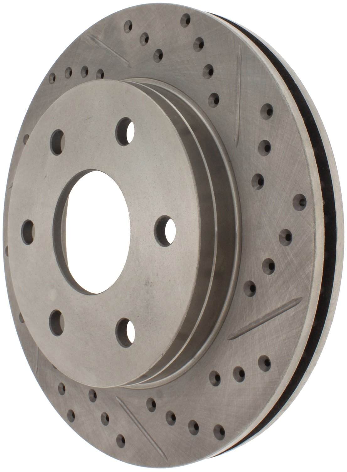 StopTech  Select Sport Drilled And Slotted Brake Rotor; Front Left