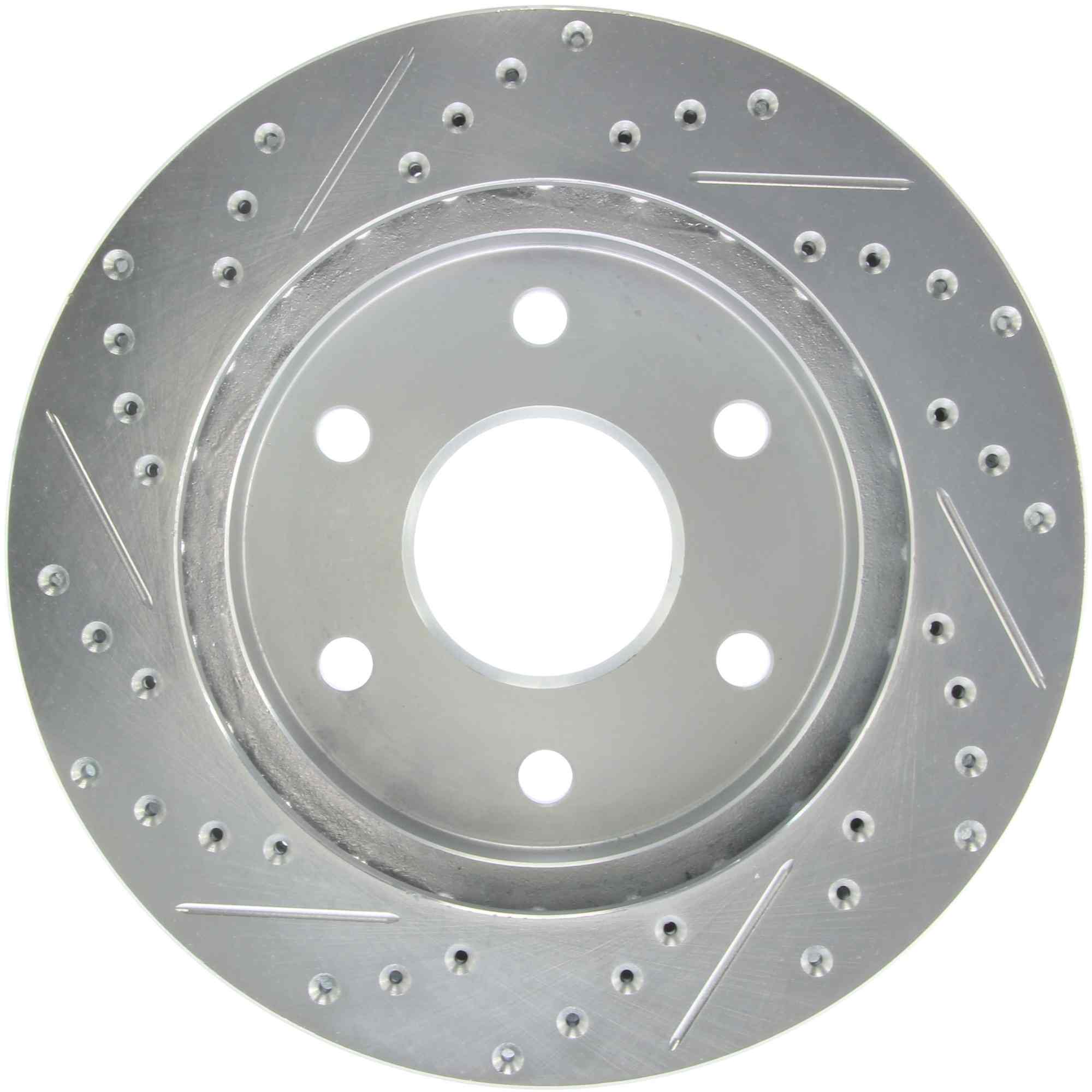 StopTech  Select Sport Drilled And Slotted Brake Rotor; Front Left
