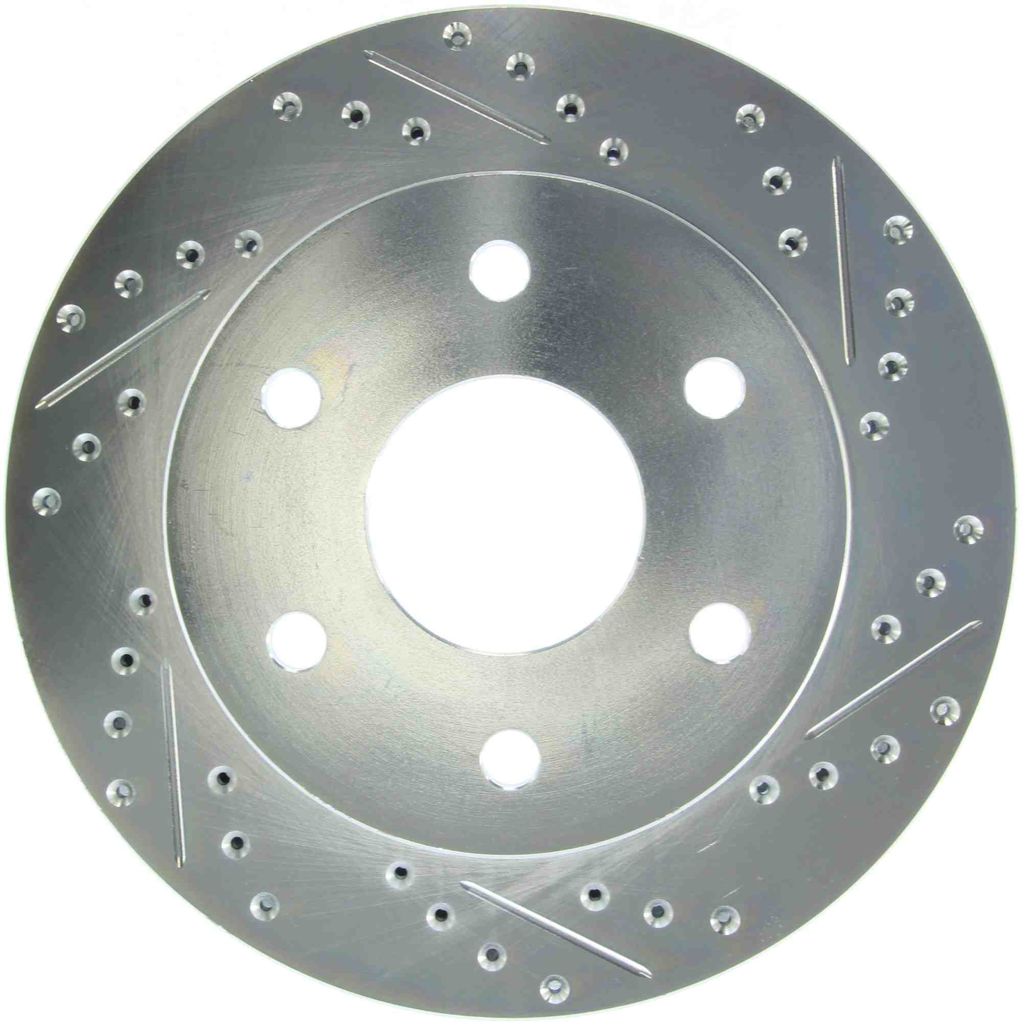 StopTech  Select Sport Drilled And Slotted Brake Rotor; Front Left