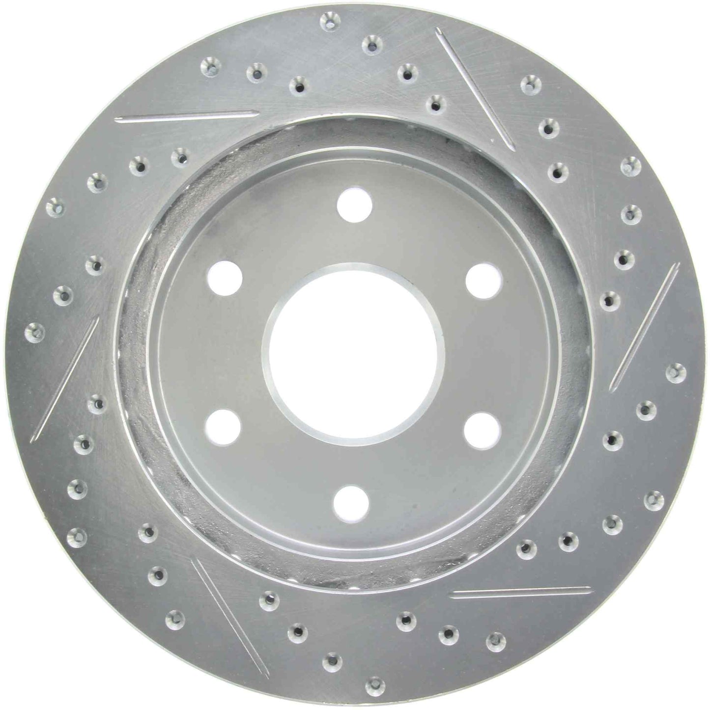 StopTech Select Sport Drilled And Slotted Brake Rotor; Front Right