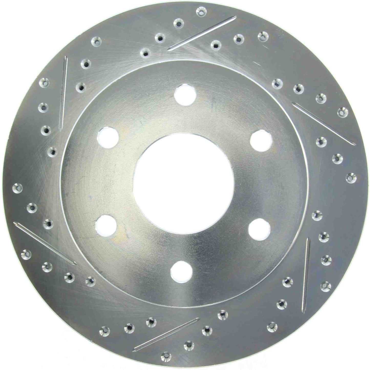 StopTech Select Sport Drilled And Slotted Brake Rotor; Front Right