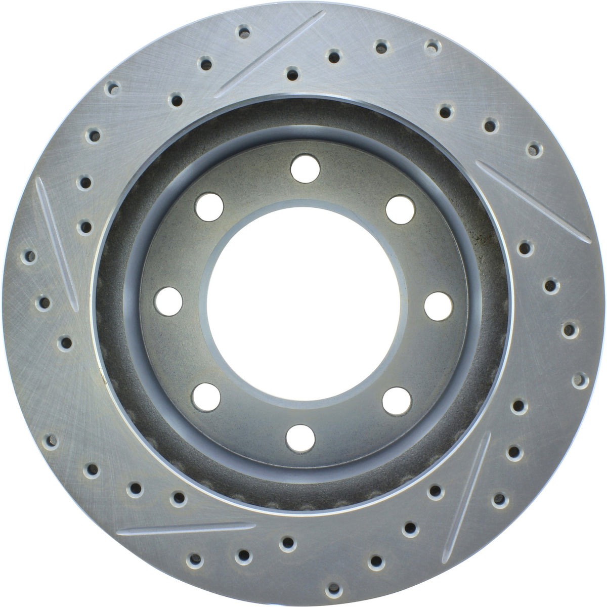 StopTech Select Sport Drilled And Slotted Brake Rotor; Front Left