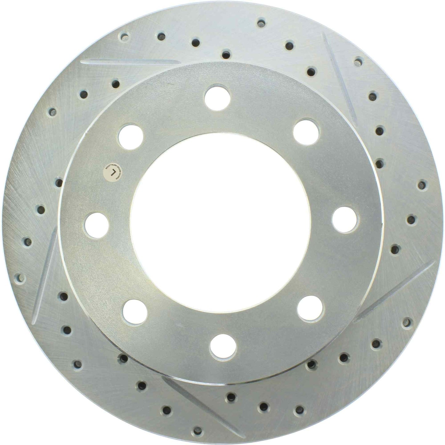 StopTech Select Sport Drilled And Slotted Brake Rotor; Front Left