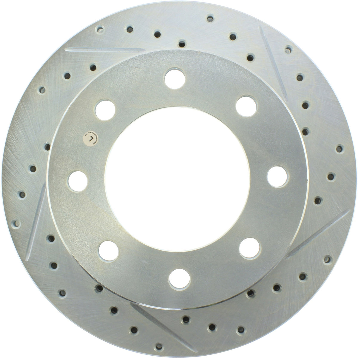 StopTech Select Sport Drilled And Slotted Brake Rotor; Front Left