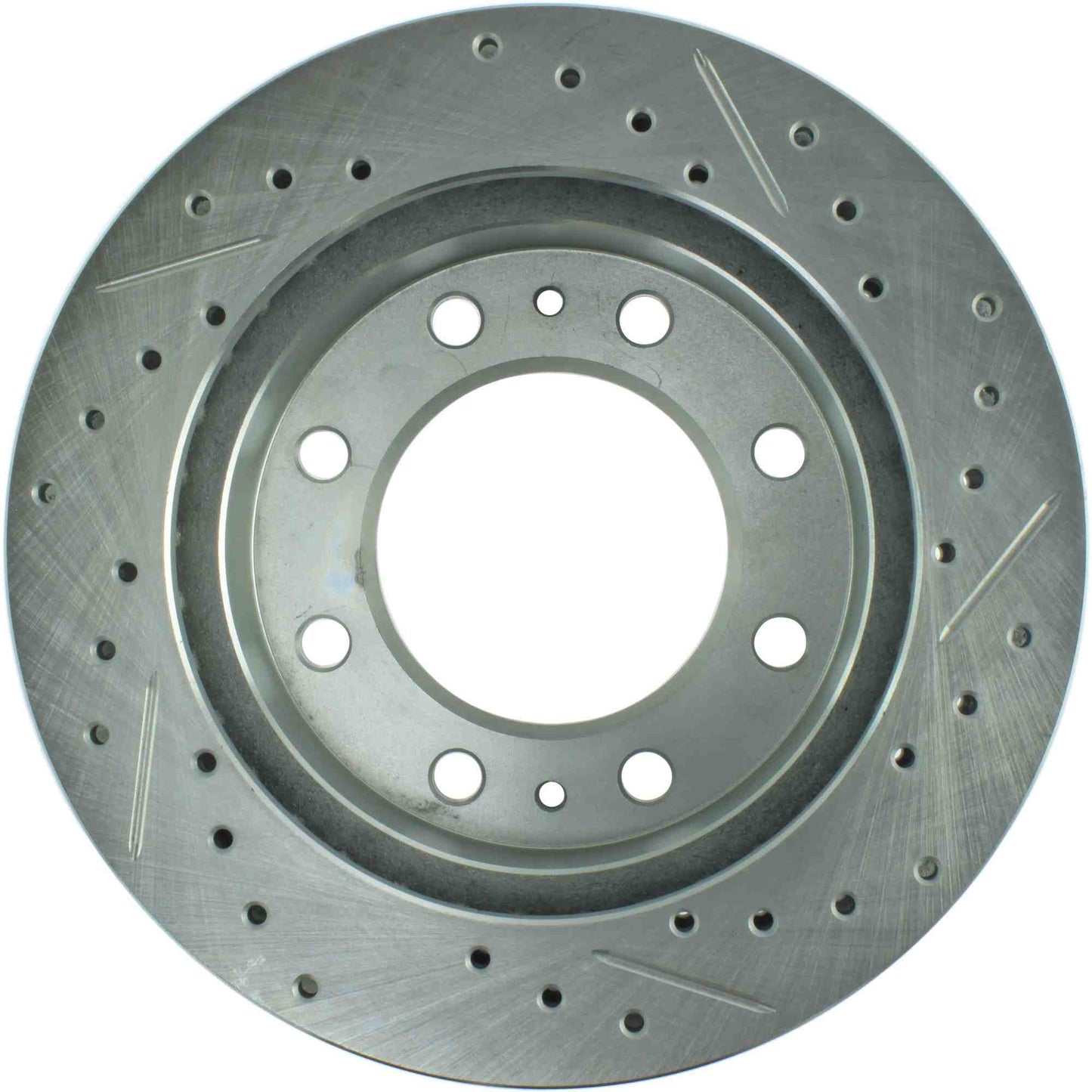 StopTech Select Sport Drilled And Slotted Brake Rotor; Front Right