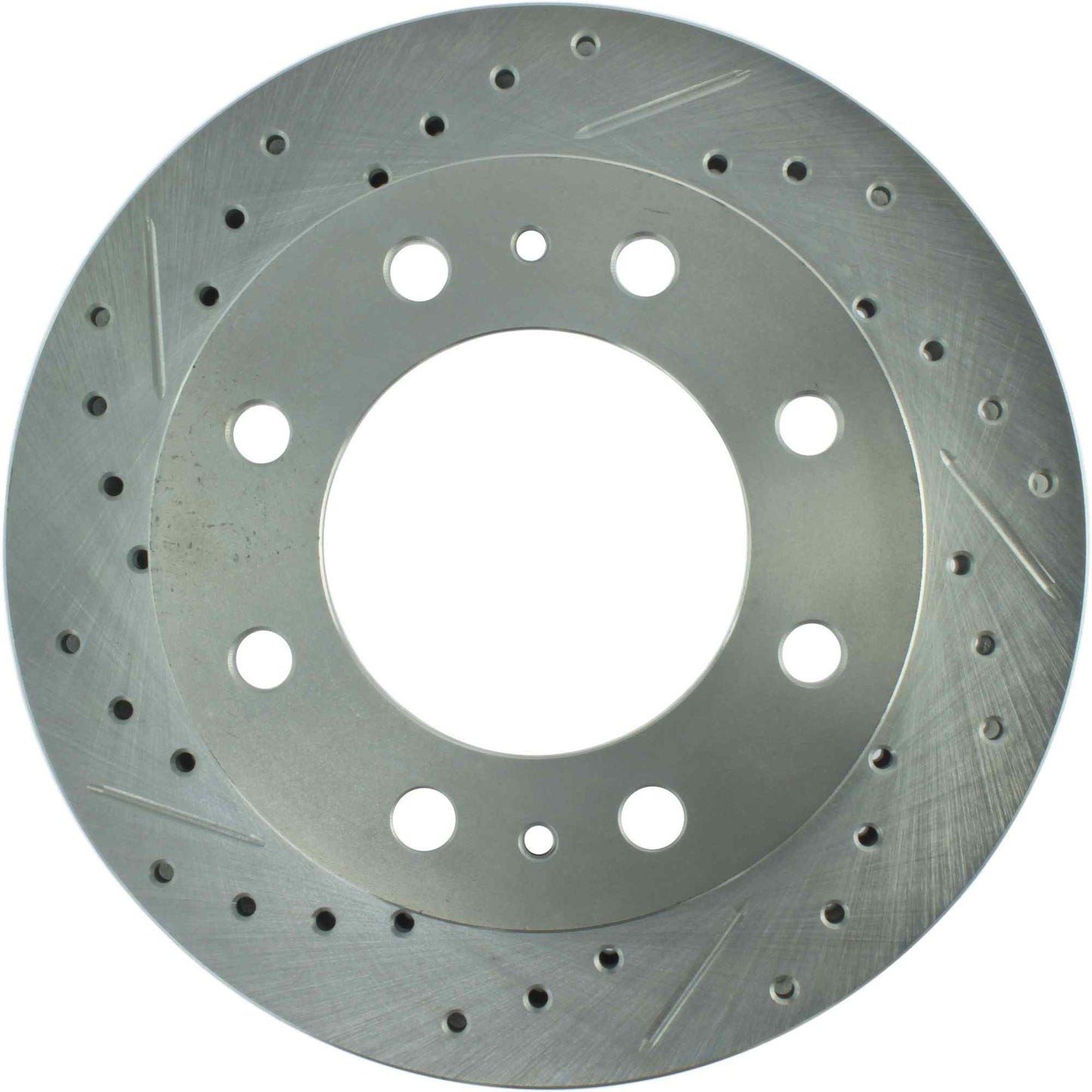 StopTech Select Sport Drilled And Slotted Brake Rotor; Front Right