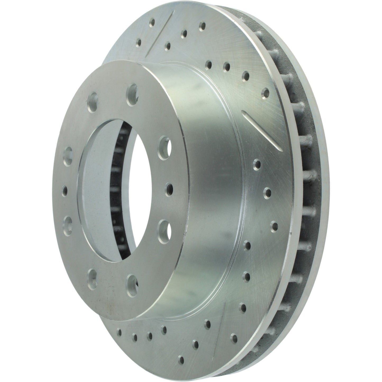 StopTech Select Sport Drilled And Slotted Brake Rotor; Front Right