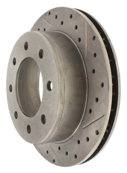 StopTech Select Sport 03-17 Chevrolet Express Sport Slotted & Drilled Left Rear Brake Rotor 227.66043L