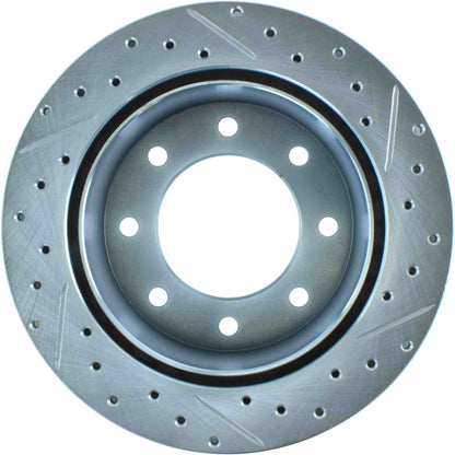 StopTech Select Sport 03-17 Chevrolet Express Sport Slotted & Drilled Right Rear Brake Rotor 227.66043R