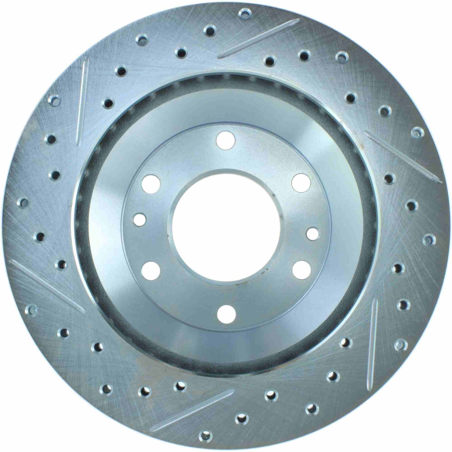 StopTech Select Sport Drilled And Slotted Brake Rotor; Front Left