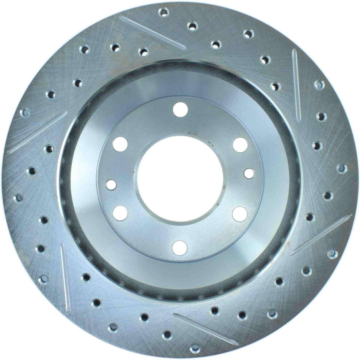 StopTech Select Sport Drilled And Slotted Brake Rotor; Front Right