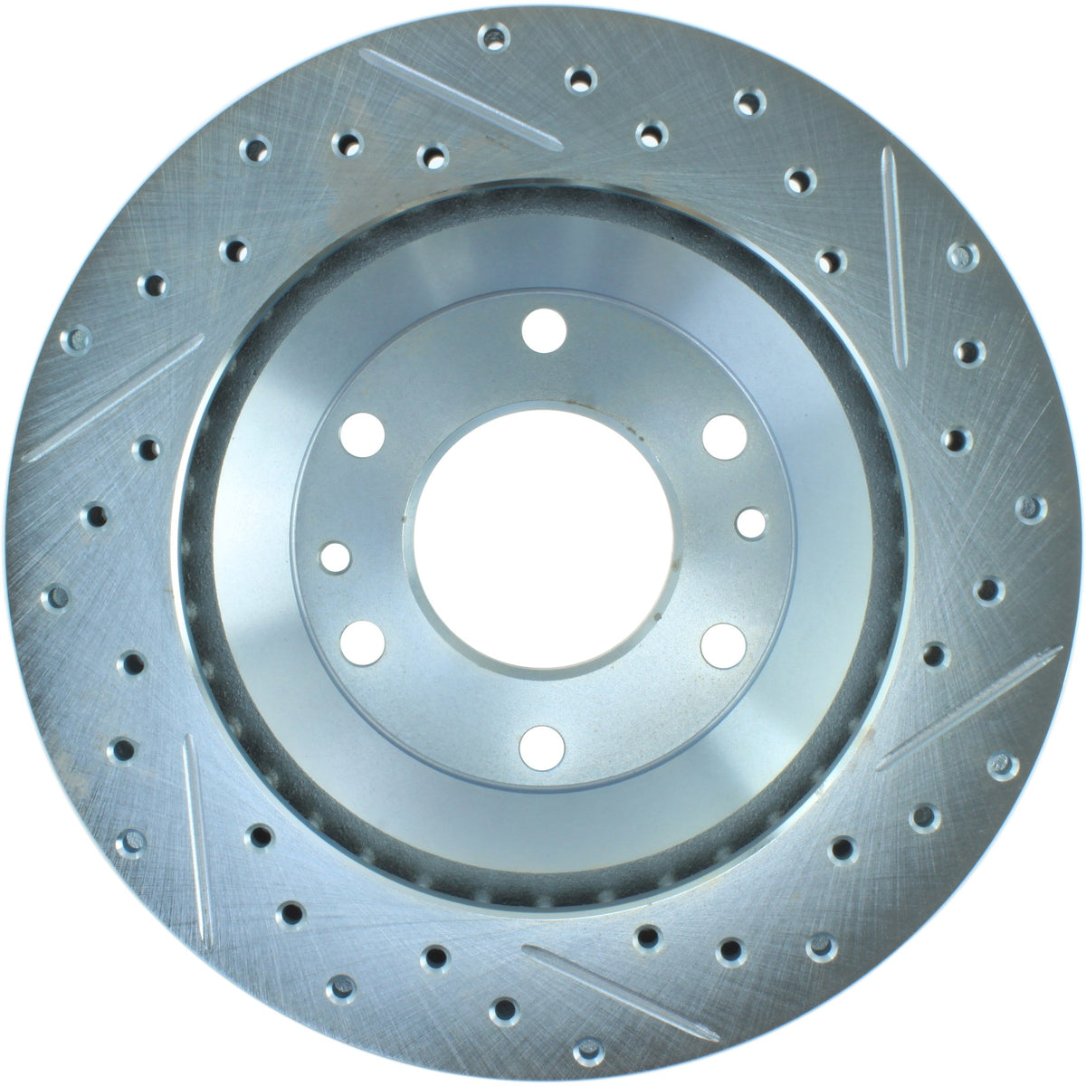 StopTech Select Sport Drilled And Slotted Brake Rotor; Front Right