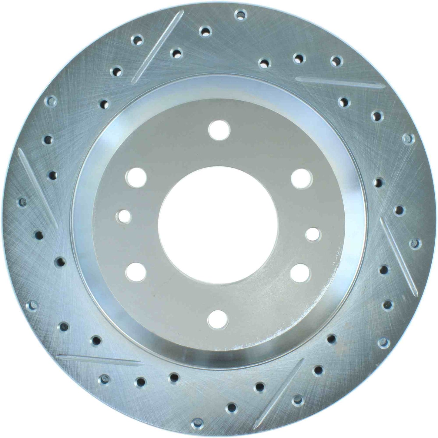 StopTech Select Sport Drilled And Slotted Brake Rotor; Front Right