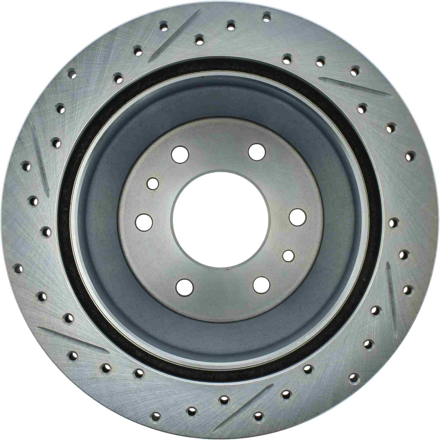 StopTech Select Sport 02-09 Chevrolet Trailblazer Slotted & Drilled Left Rear Brake Rotor 227.66052L
