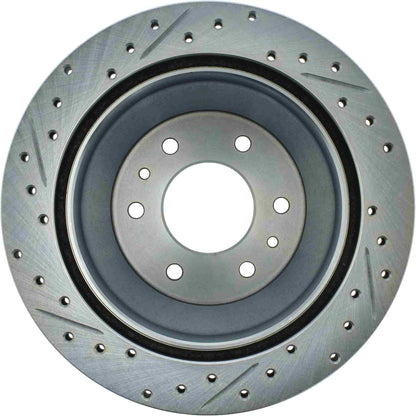 StopTech Select Sport 02-09 Chevrolet Trailblazer Slotted & Drilled Left Rear Brake Rotor 227.66052L