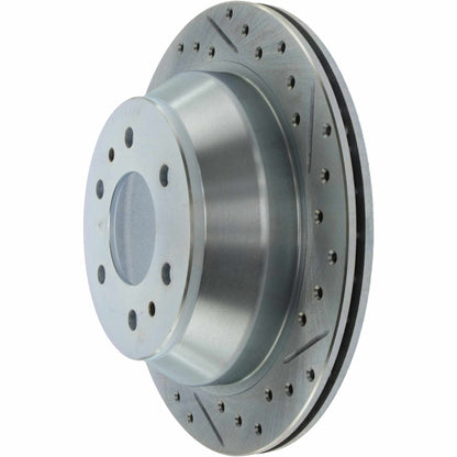 StopTech Select Sport 02-09 Chevrolet Trailblazer Slotted & Drilled Left Rear Brake Rotor 227.66052L
