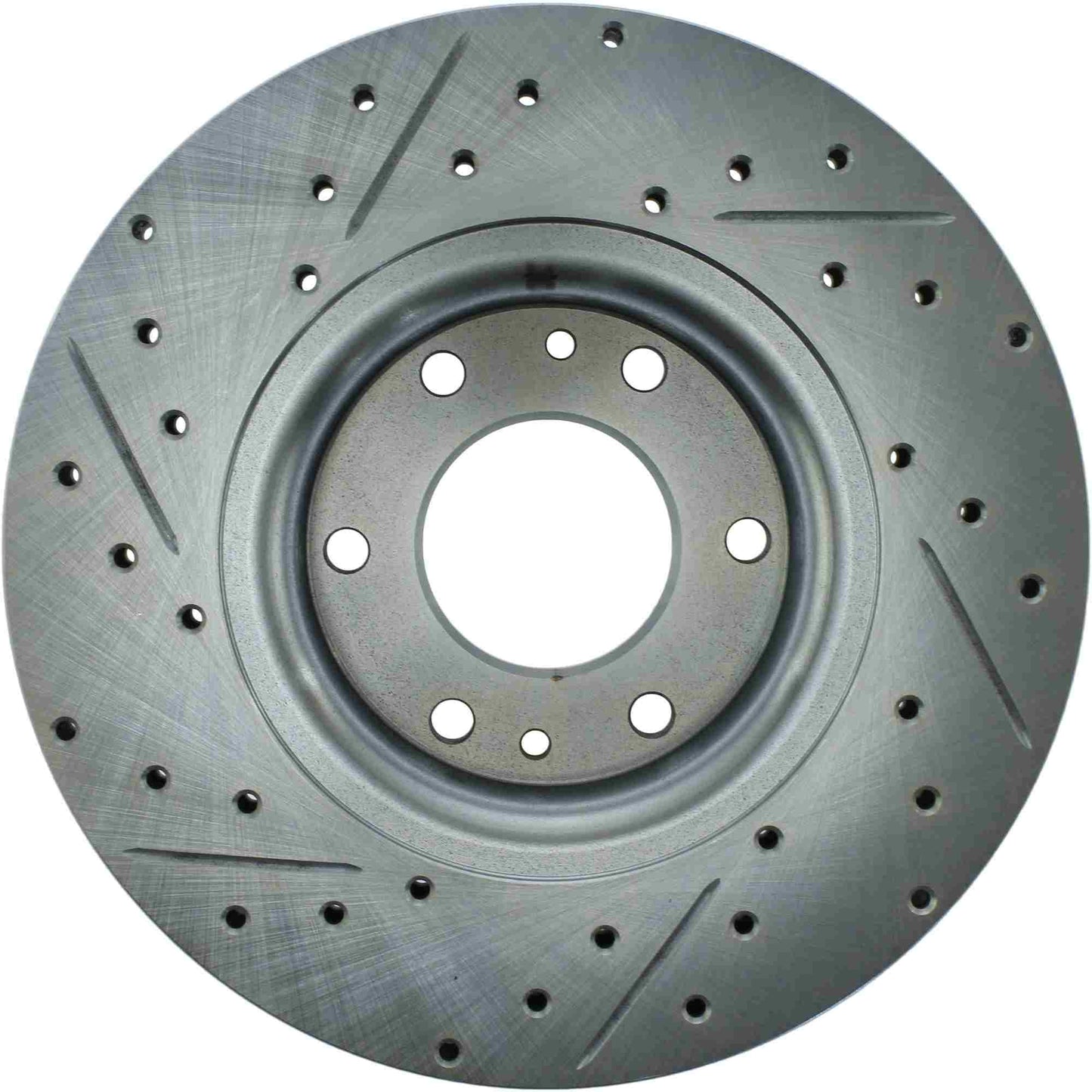 StopTech Select Sport Drilled And Slotted Brake Rotor; Front Left