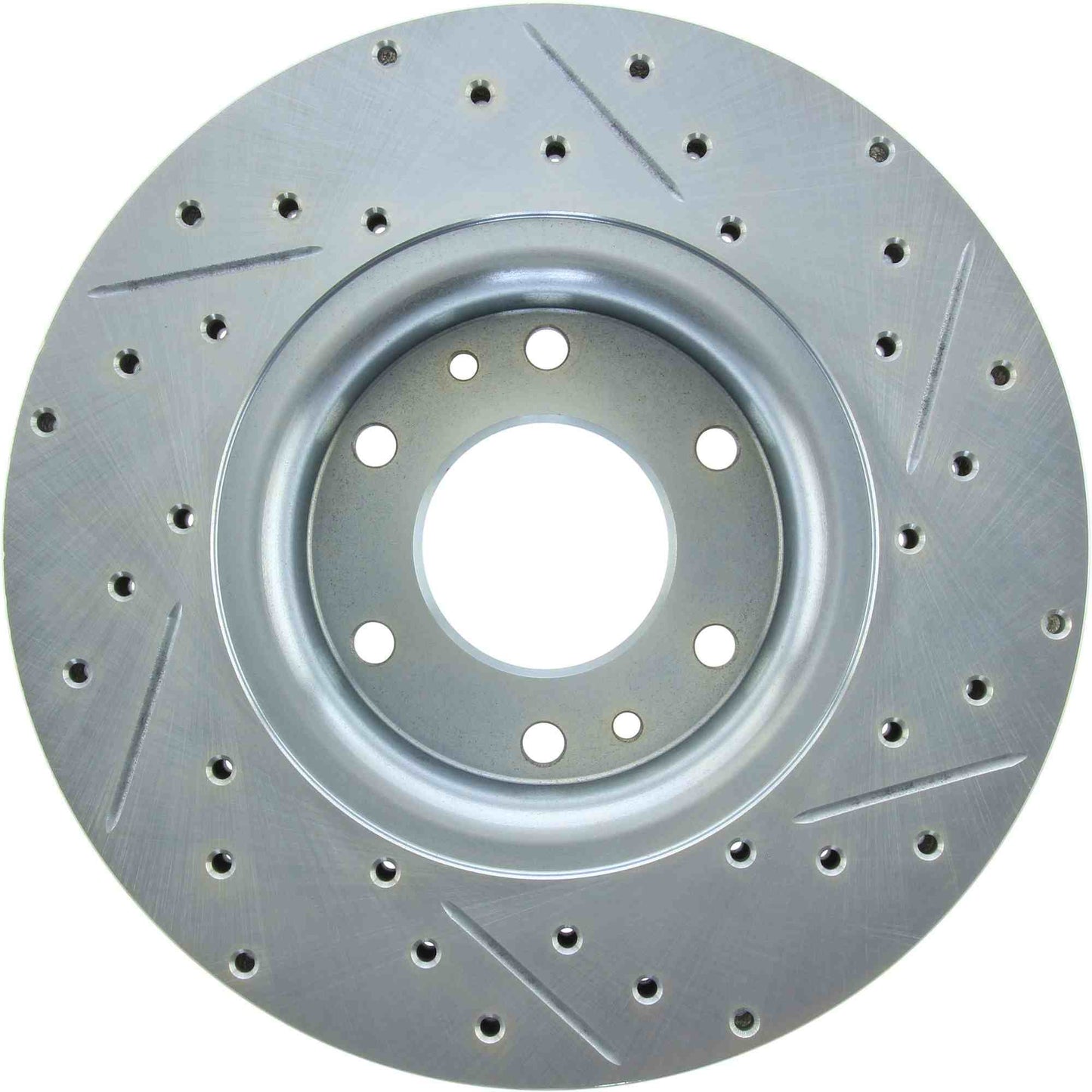 StopTech Select Sport Drilled And Slotted Brake Rotor; Front Right