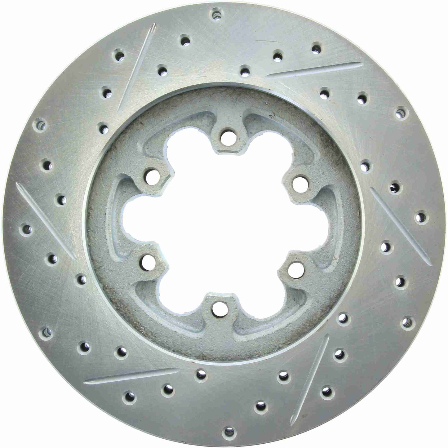StopTech  Select Sport Drilled And Slotted Brake Rotor; Front Left