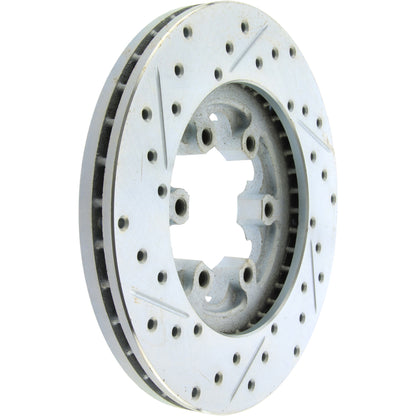 StopTech  Select Sport Drilled And Slotted Brake Rotor; Front Left