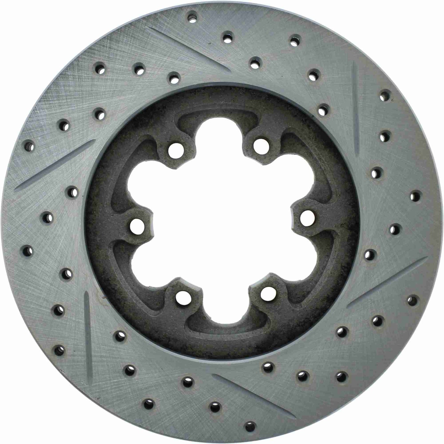 StopTech  Select Sport Drilled And Slotted Brake Rotor; Front Right