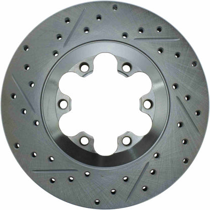 StopTech  Select Sport Drilled And Slotted Brake Rotor; Front Right