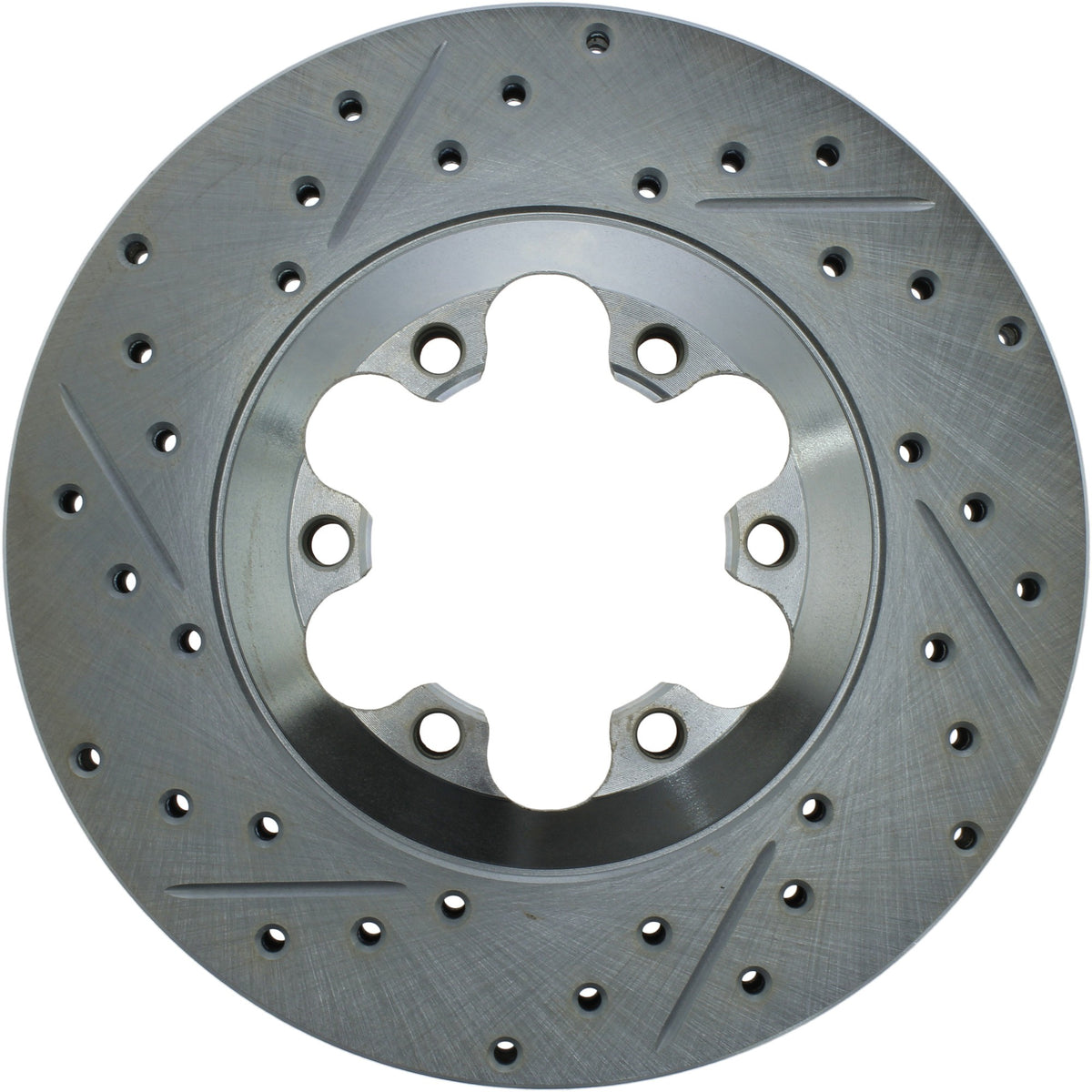 StopTech  Select Sport Drilled And Slotted Brake Rotor; Front Right