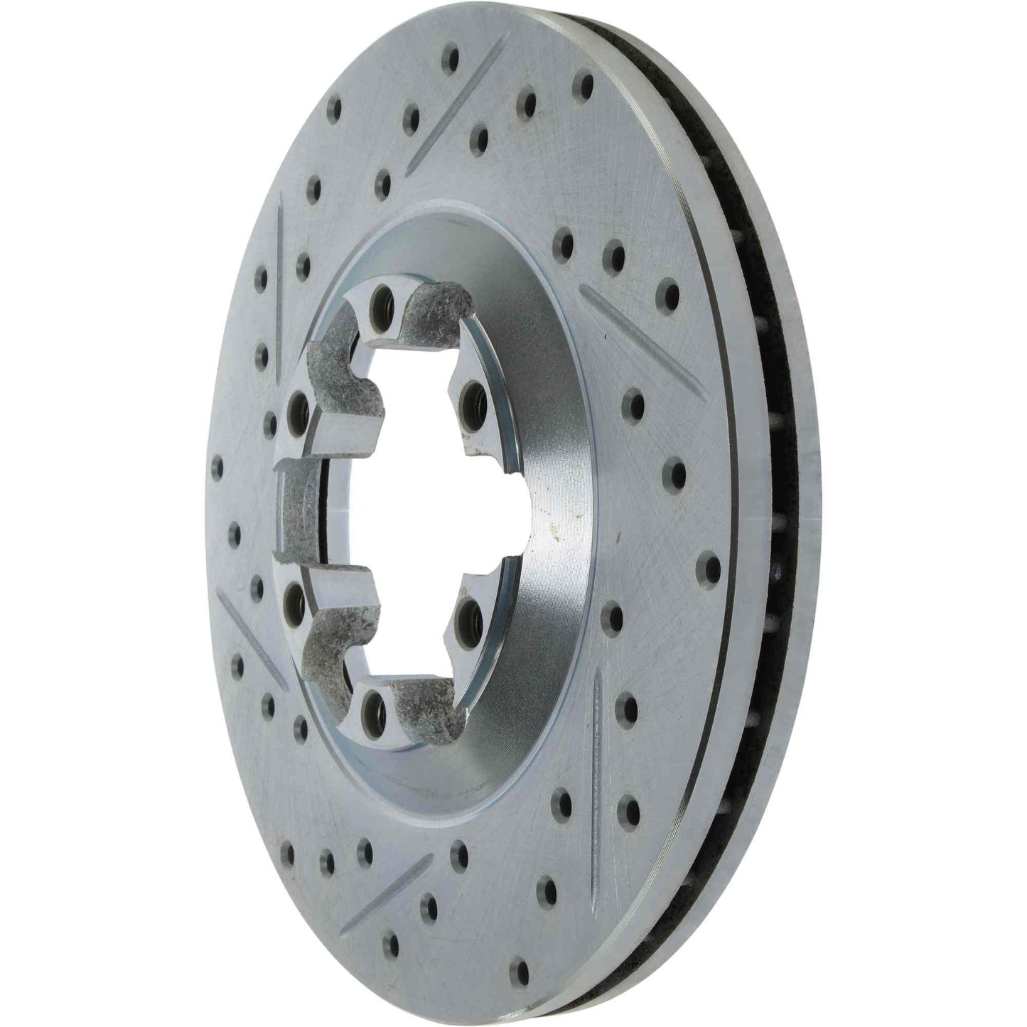 StopTech  Select Sport Drilled And Slotted Brake Rotor; Front Right