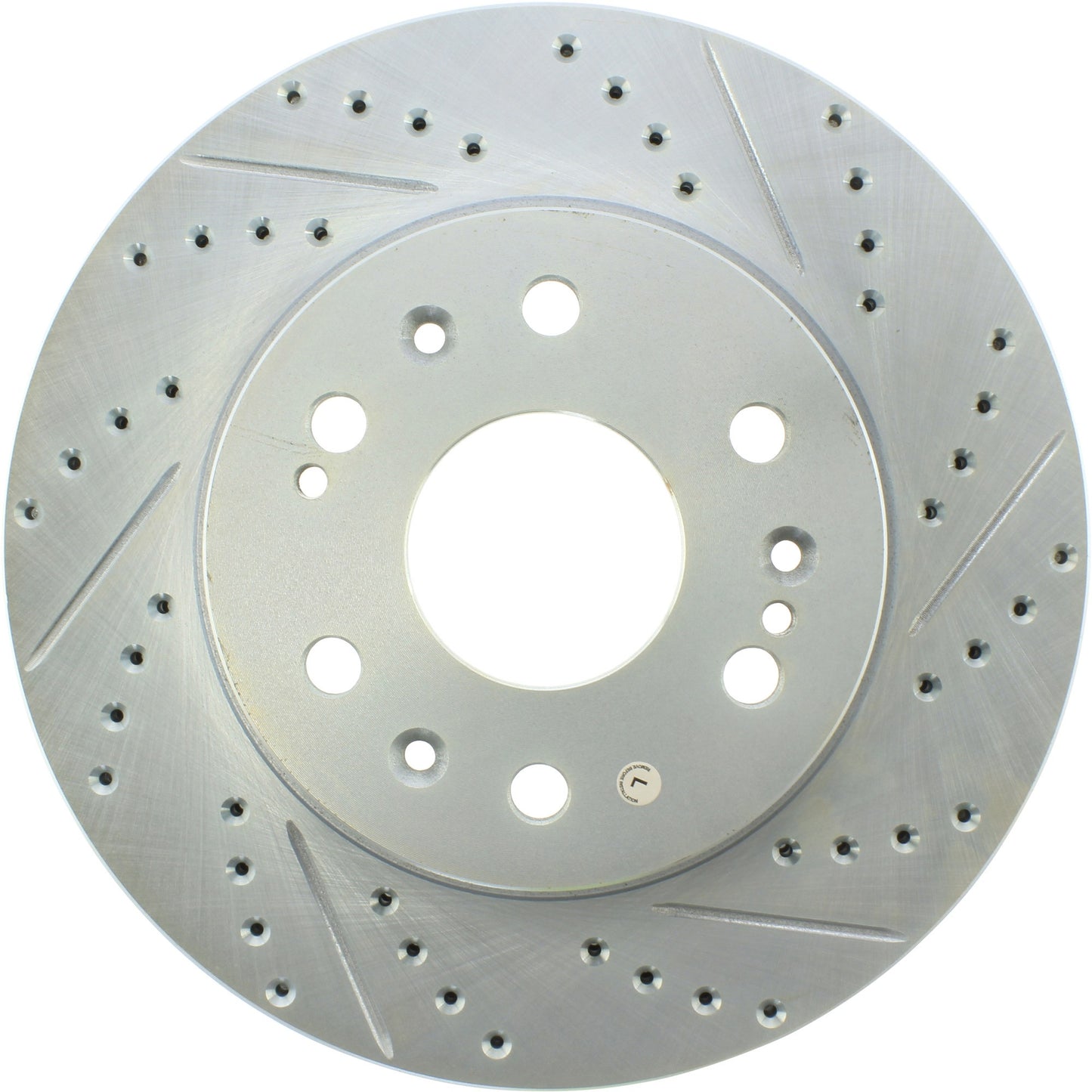 StopTech Select Sport Drilled And Slotted Brake Rotor; Front Left