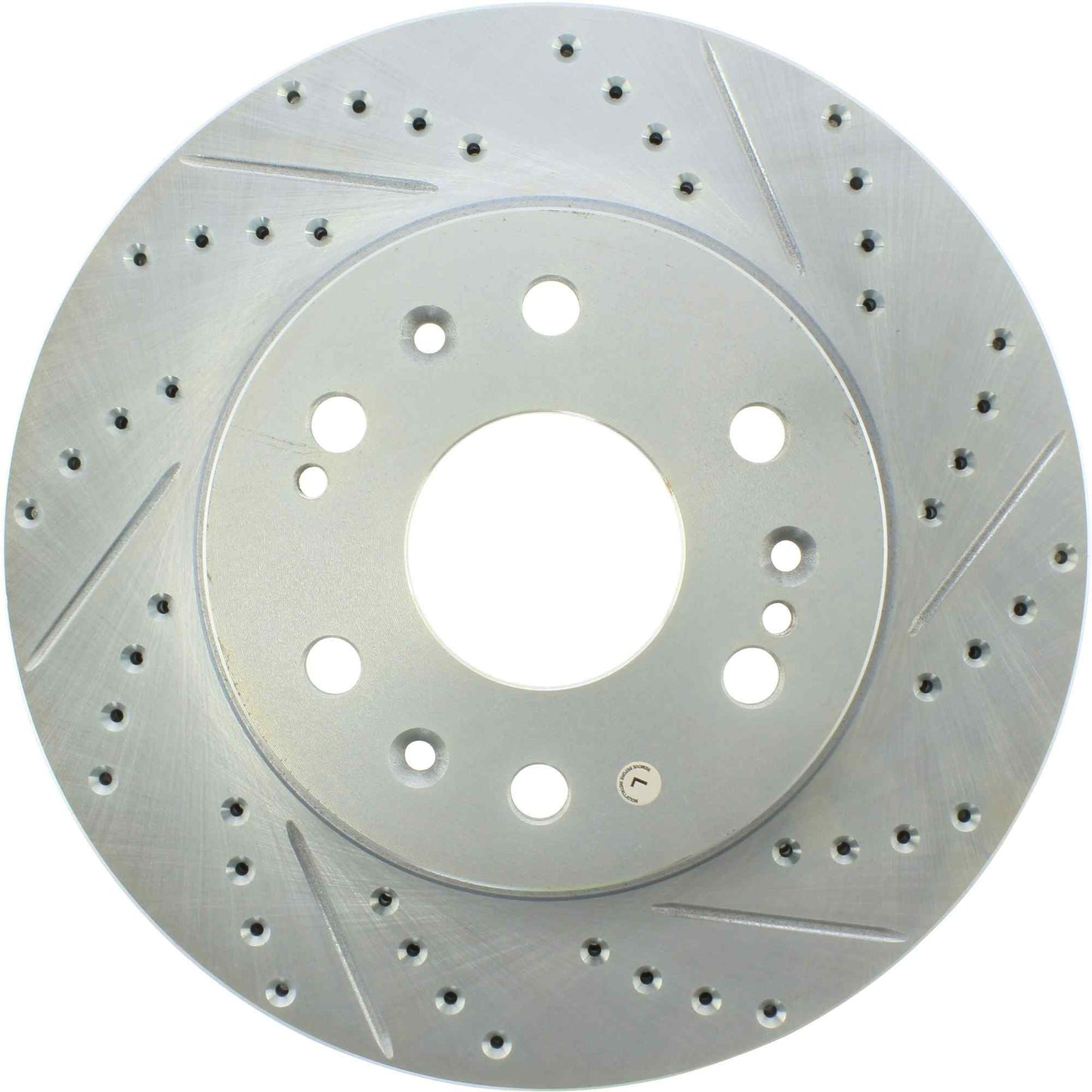 StopTech Select Sport Drilled And Slotted Brake Rotor; Front Left