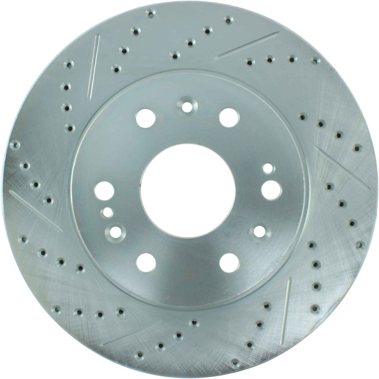 StopTech Select Sport Drilled And Slotted Brake Rotor; Front Right
