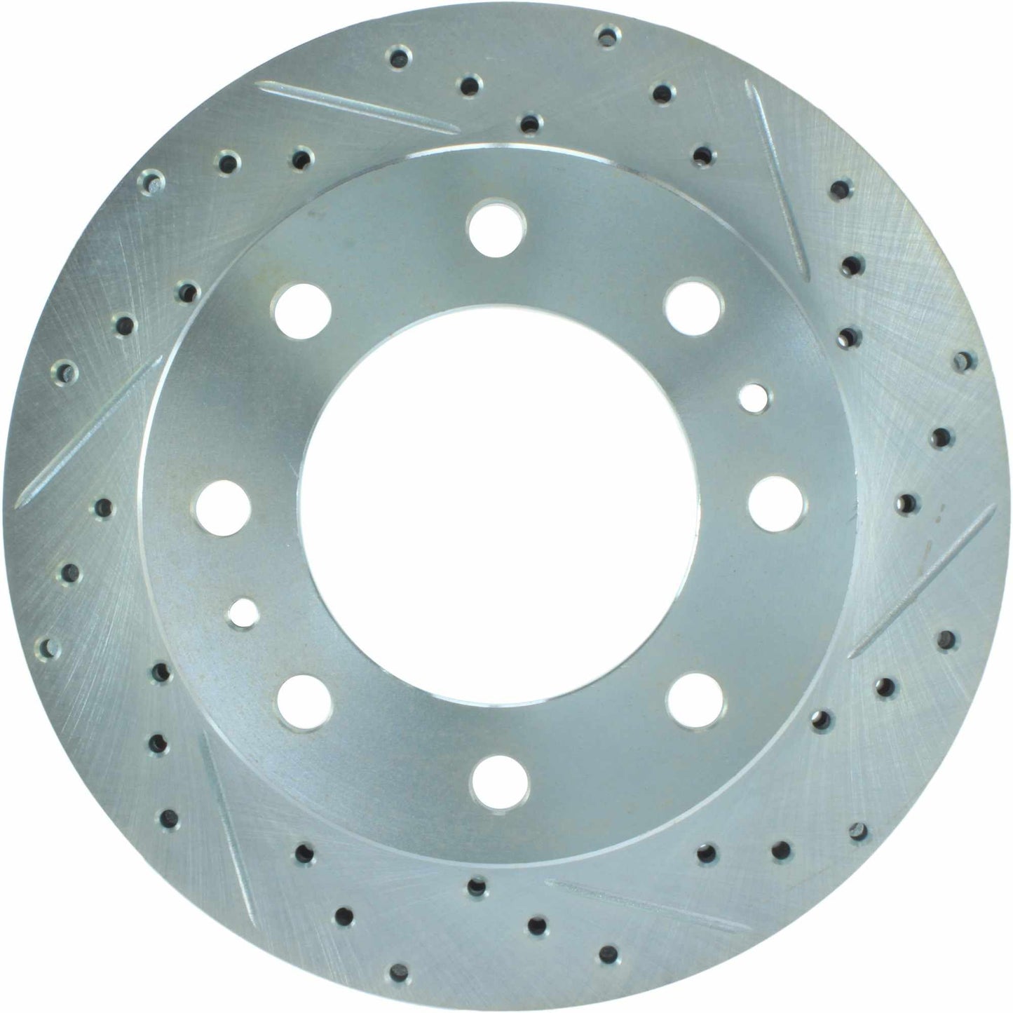 StopTech Select Sport Drilled And Slotted Brake Rotor; Front Left