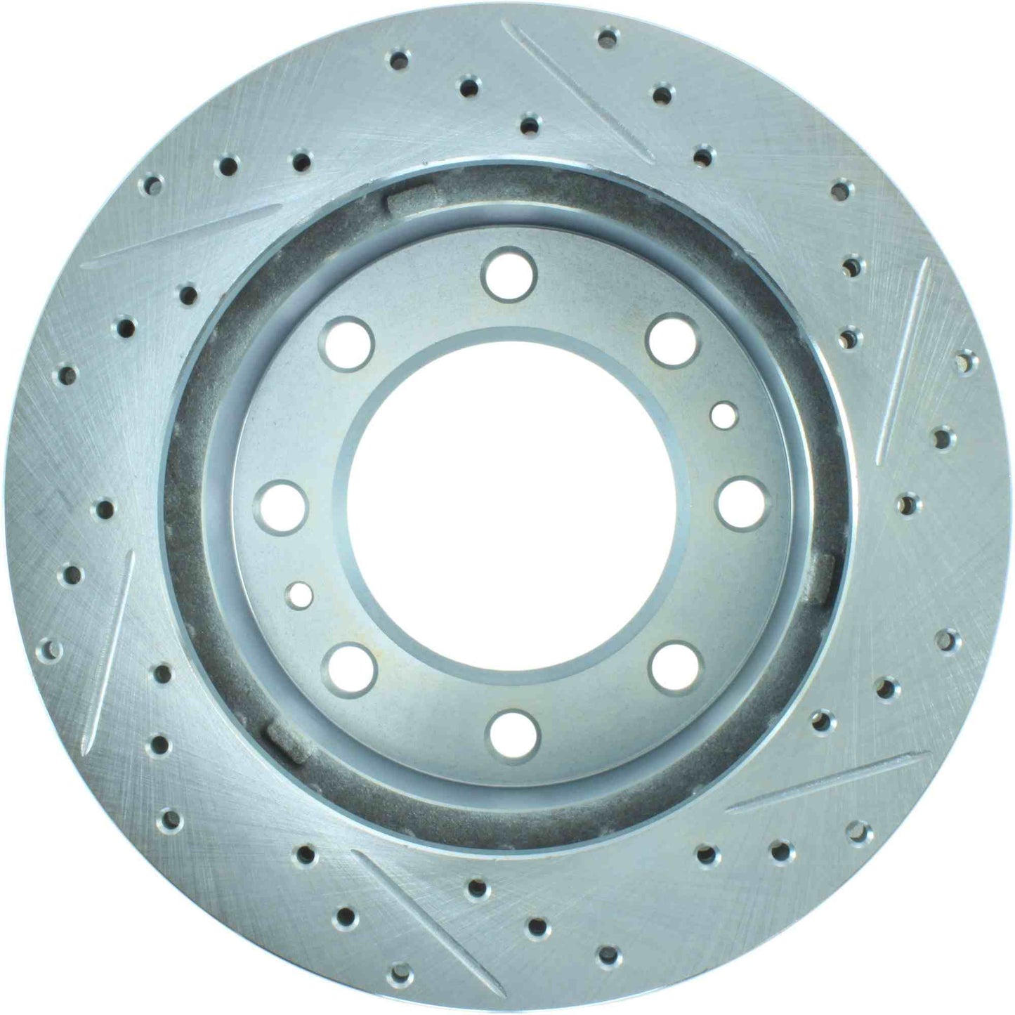 StopTech Select Sport Drilled And Slotted Brake Rotor; Front Right