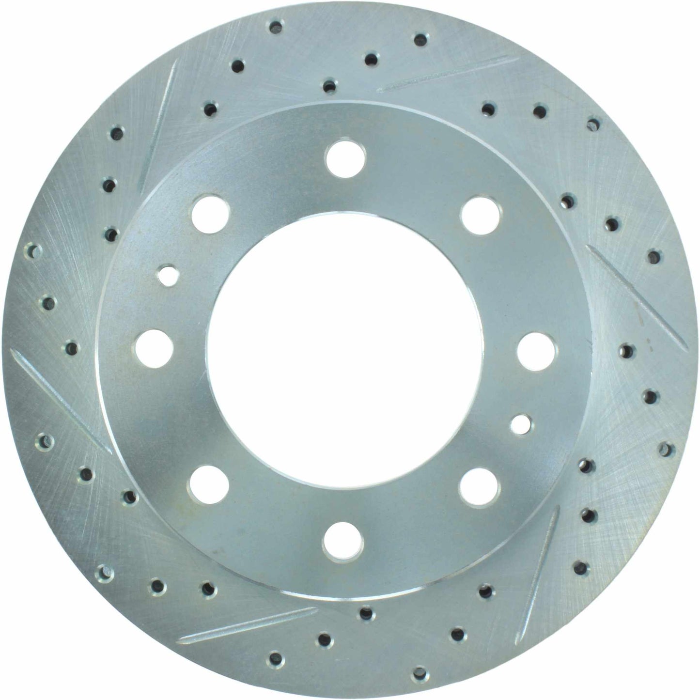 StopTech Select Sport Drilled And Slotted Brake Rotor; Front Right
