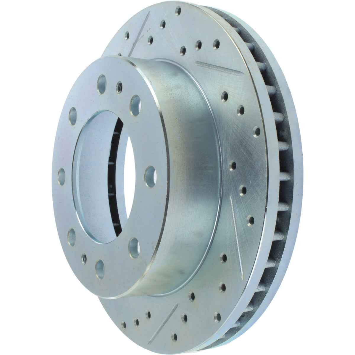 StopTech Select Sport Drilled And Slotted Brake Rotor; Front Right