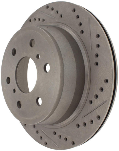 StopTech Select Sport 07-09 Chevrolet Avalanche 1500/07-09 Silverado Slotted/Drilled Left Rear Rotor 227.66065L