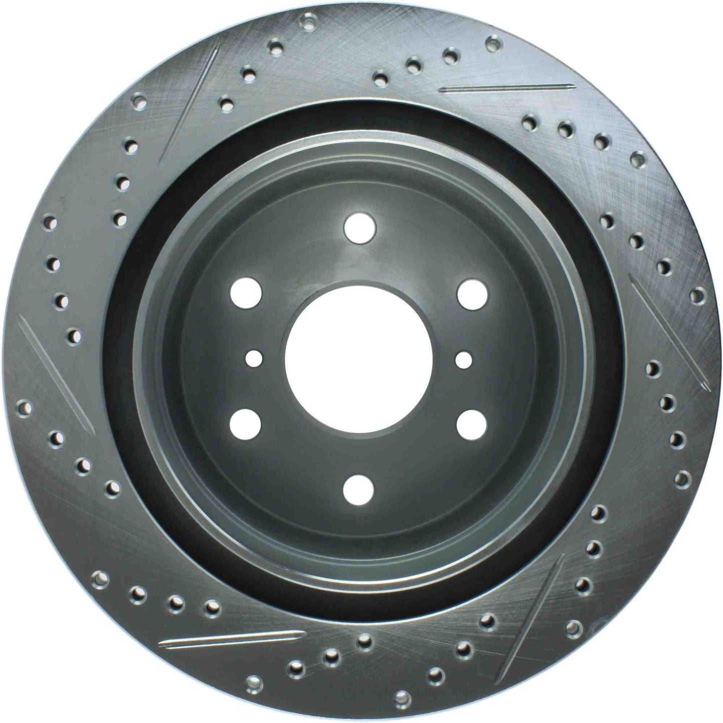 StopTech Select Sport 07-09 Chevrolet Avalanche 1500/07-09 Silverado Slotted/Drilled Left Rear Rotor 227.66065L