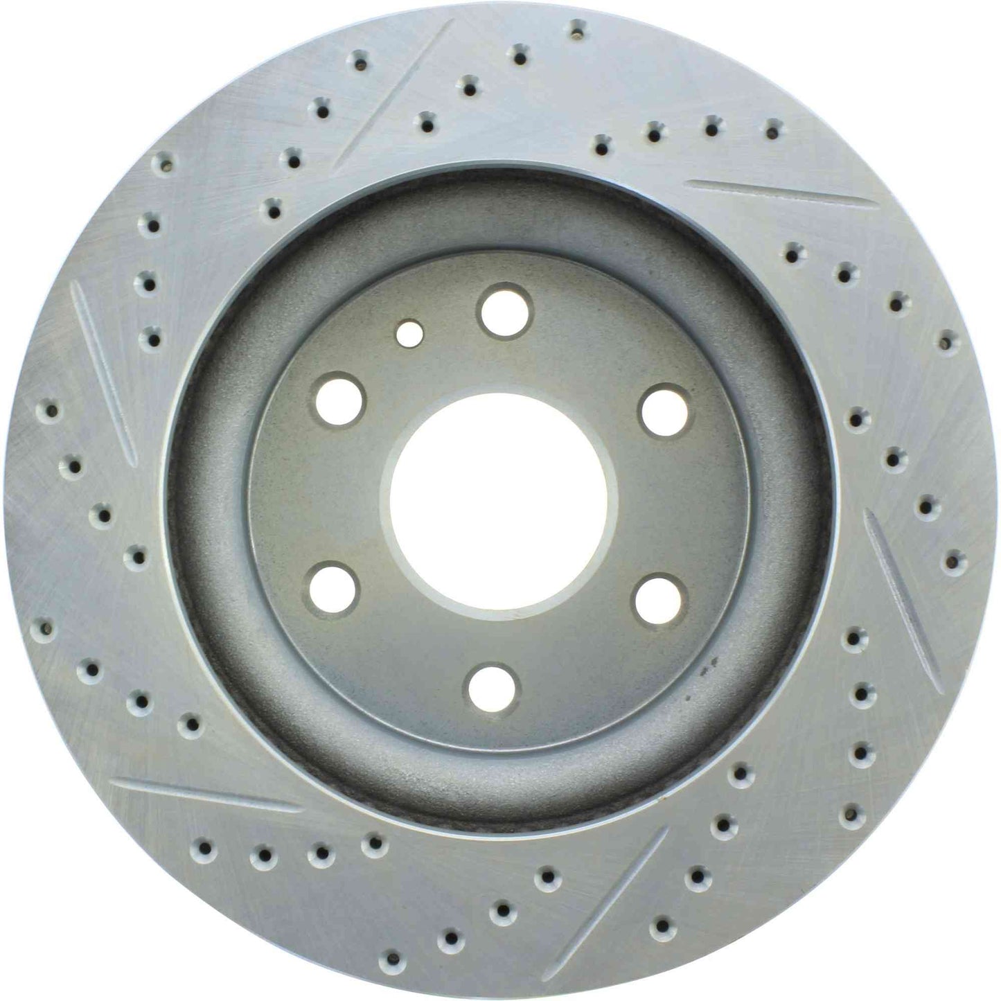 StopTech Select Sport Drilled And Slotted Brake Rotor; Front Left