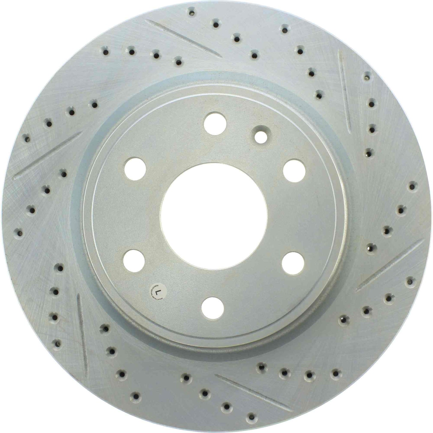 StopTech Select Sport Drilled And Slotted Brake Rotor; Front Left