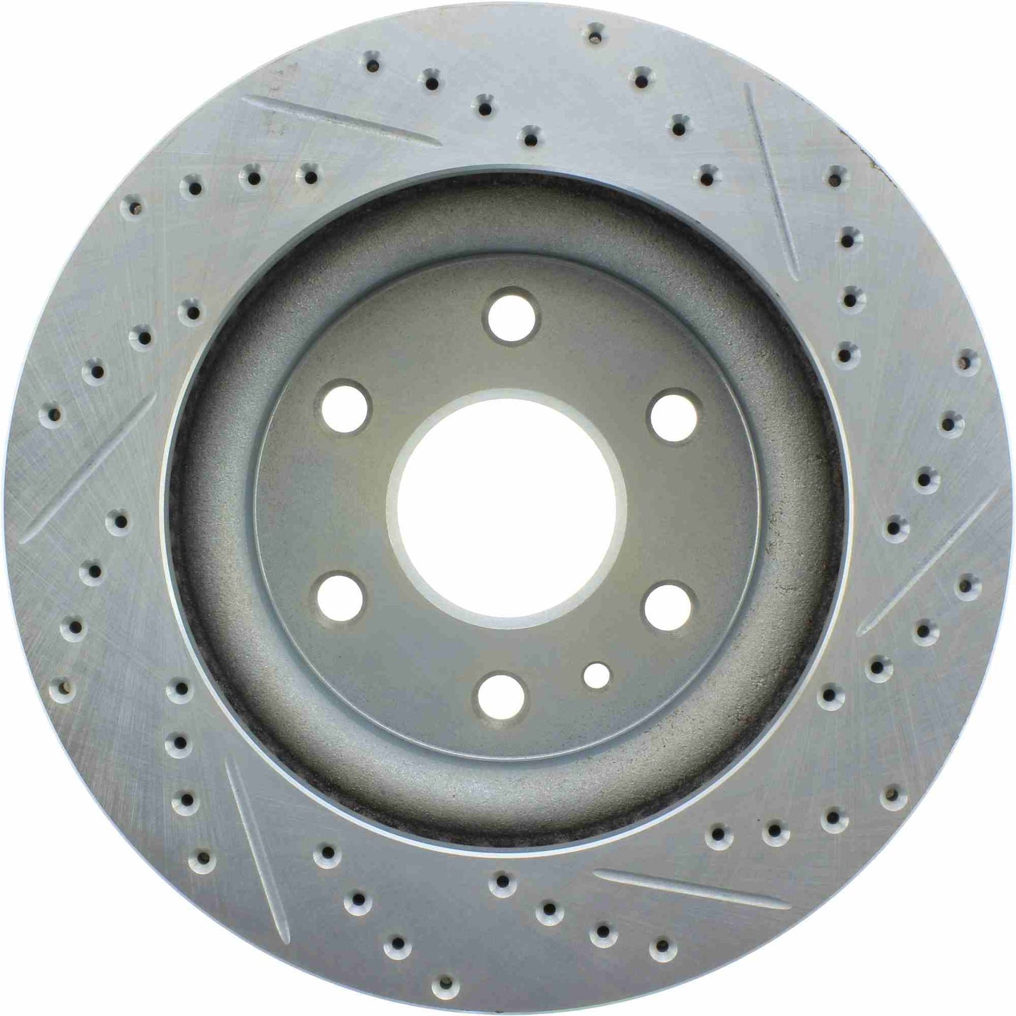 StopTech Select Sport Drilled And Slotted Brake Rotor; Front Right
