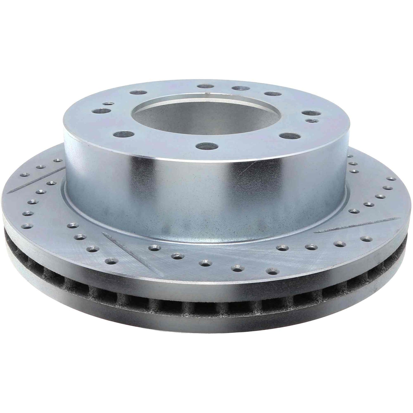 StopTech Select Sport Drilled And Slotted Brake Rotor; Front Left