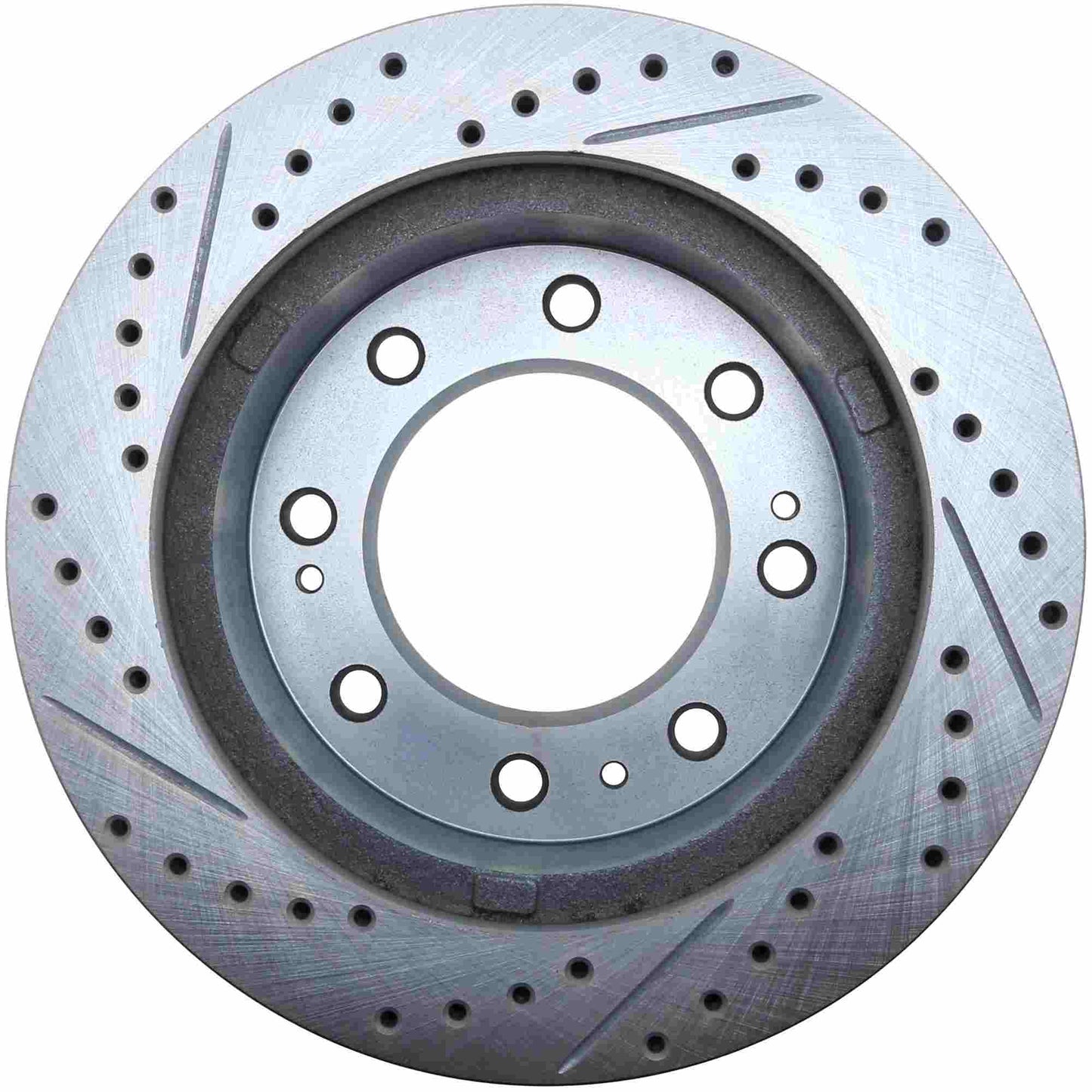 StopTech Select Sport Drilled And Slotted Brake Rotor; Front Left