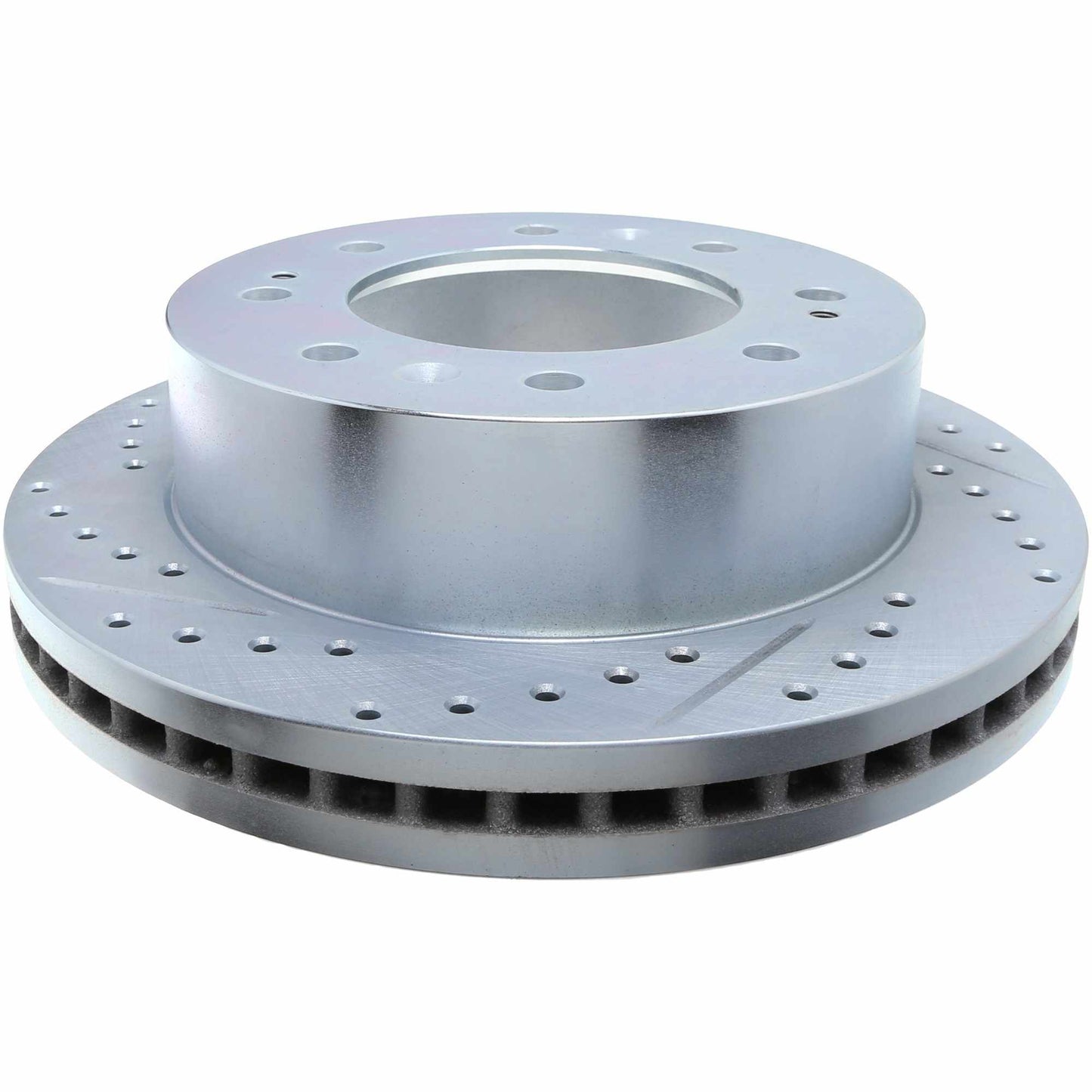 StopTech Select Sport Drilled And Slotted Brake Rotor; Front Right