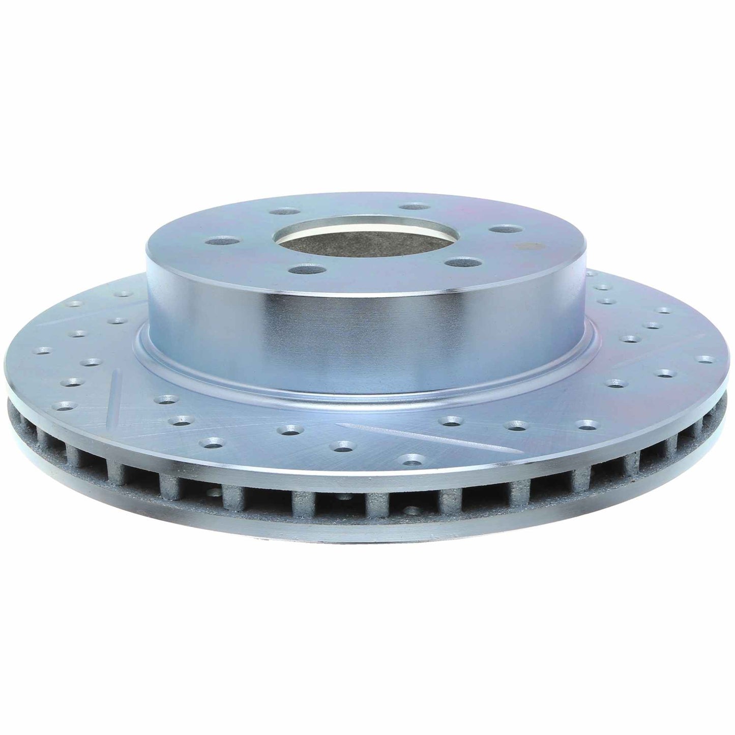 StopTech Select Sport Drilled And Slotted Brake Rotor; Front Left