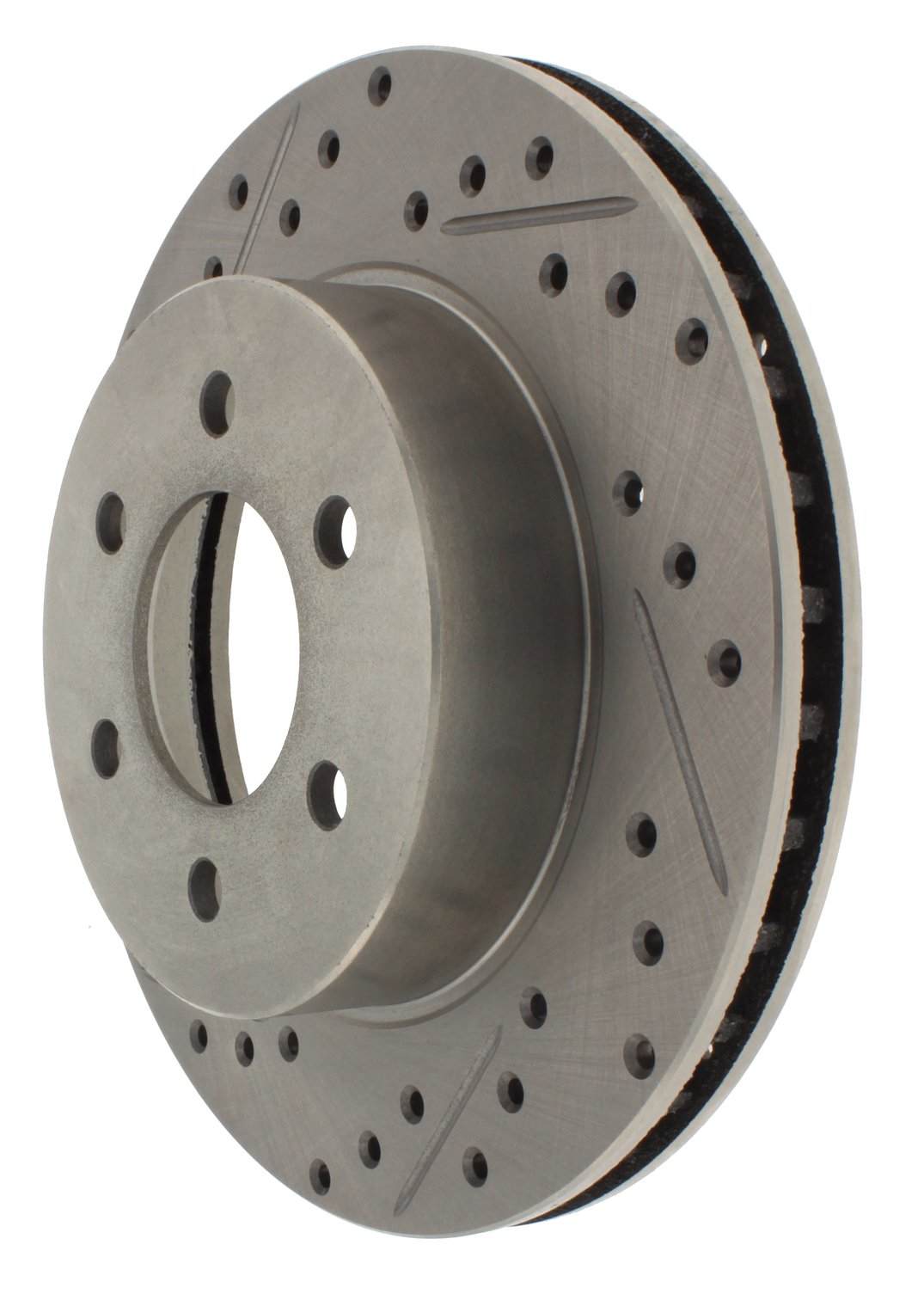 StopTech  Select Sport Drilled And Slotted Brake Rotor; Front Right