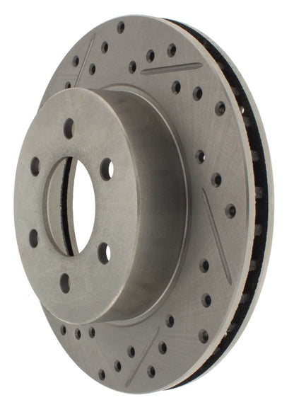 StopTech  Select Sport Drilled And Slotted Brake Rotor; Front Right
