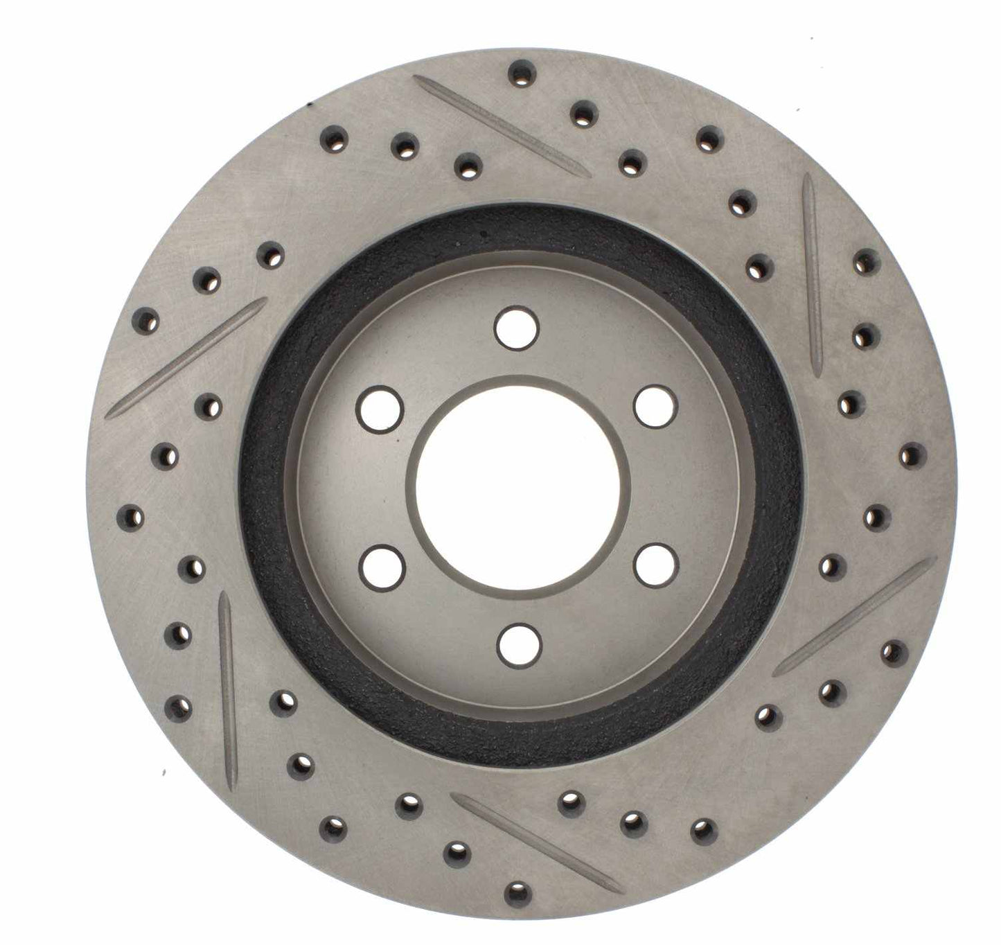 StopTech  Select Sport Drilled And Slotted Brake Rotor; Front Right