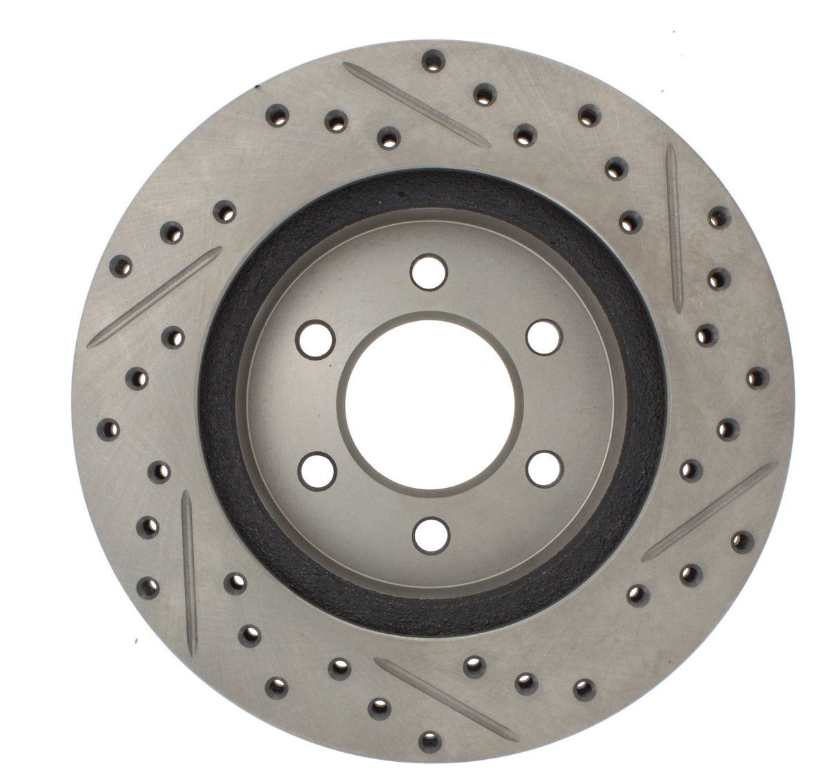 StopTech  Select Sport Drilled And Slotted Brake Rotor; Front Right